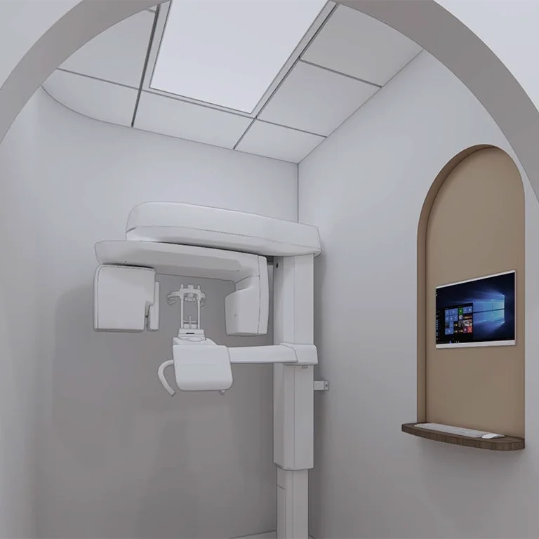 sera dental interior x-ray room rendering